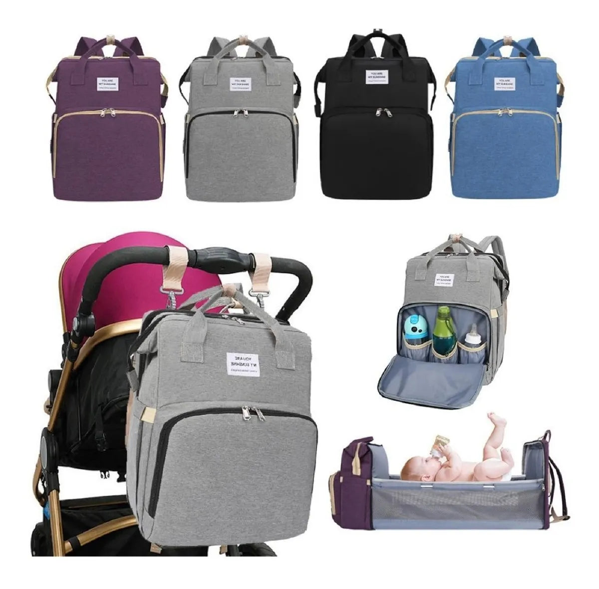 Mochila Maternal Premium – Impermeable y de Gran Capacidad