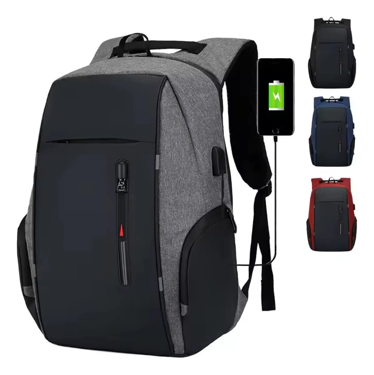 Mochila Impermeable para Computadora Portátil – Viaje / Liceal / Trabajo