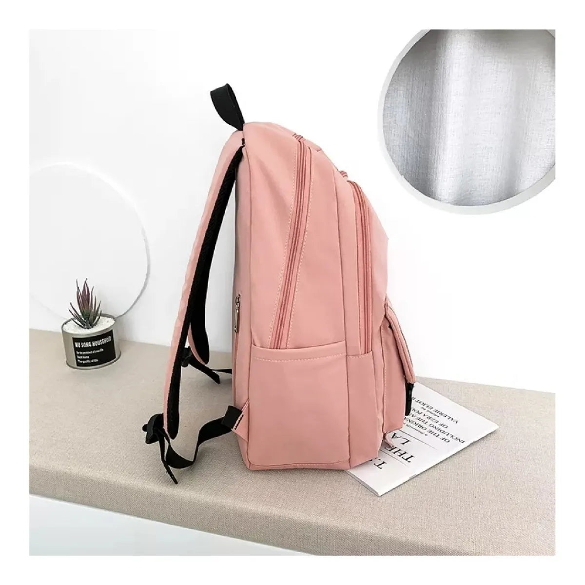 Mochila Impermeable Multiuso Liceal Escolar Casual Colores