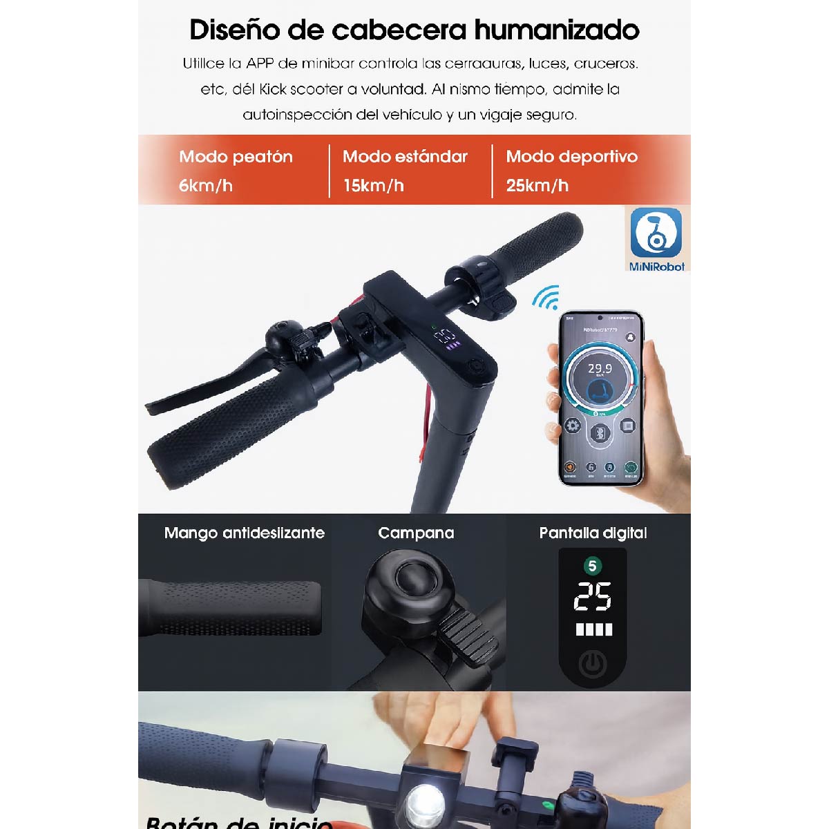 Monopatin Electrico Scooter Chill 350w 8.5 Adultos