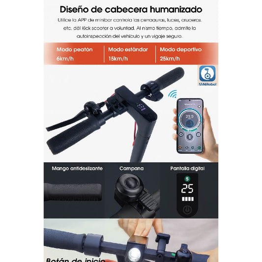 Monopatin Electrico Scooter Chill 350w 8.5 Adultos