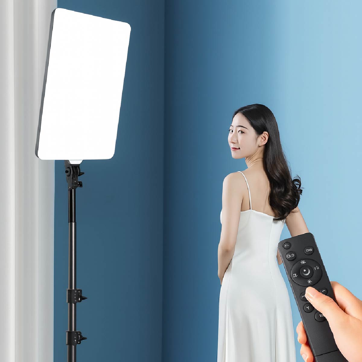 Panel Luz Led Profesional Iluminacion+ Trípode+ Control 100w