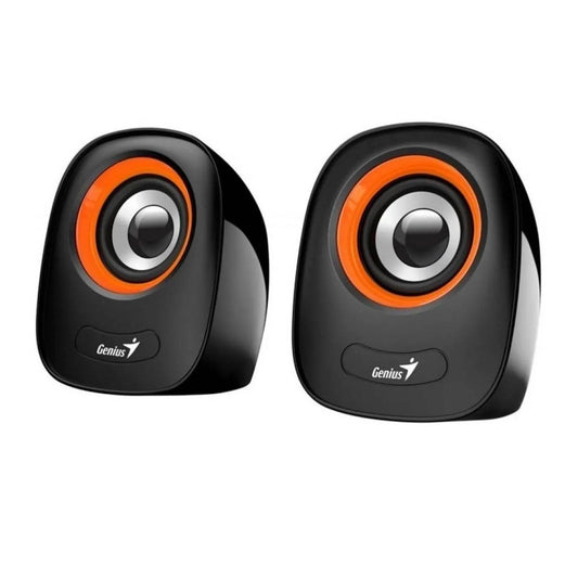 Parlante Genius Sp-q160 Naranja Pc Computadora