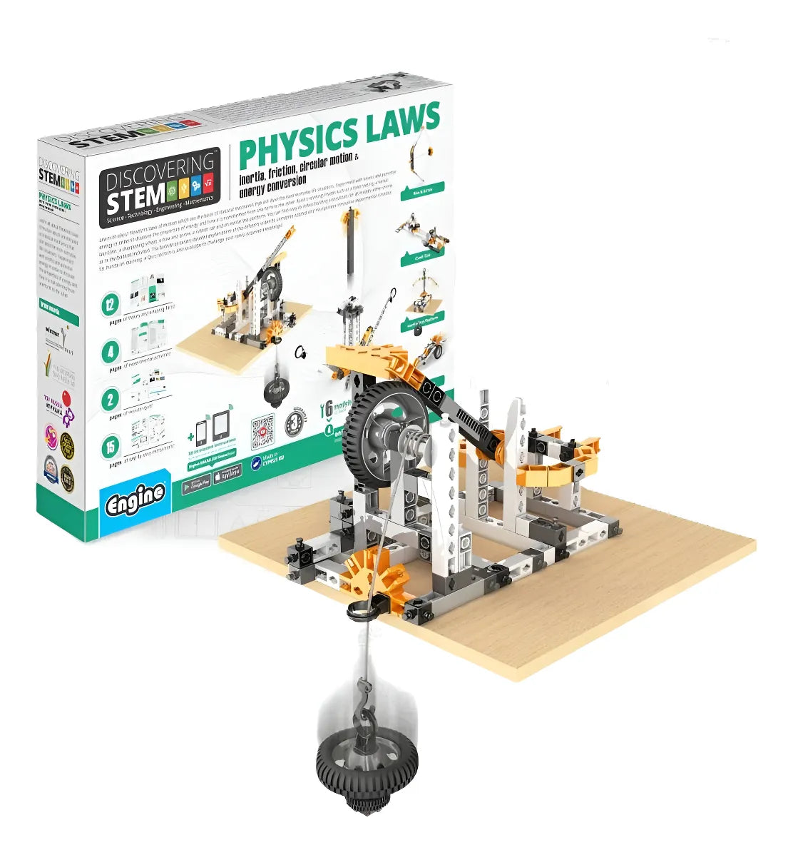 Juego De Armar Engino Leyes De Newton 6 Modelos Multimodelo