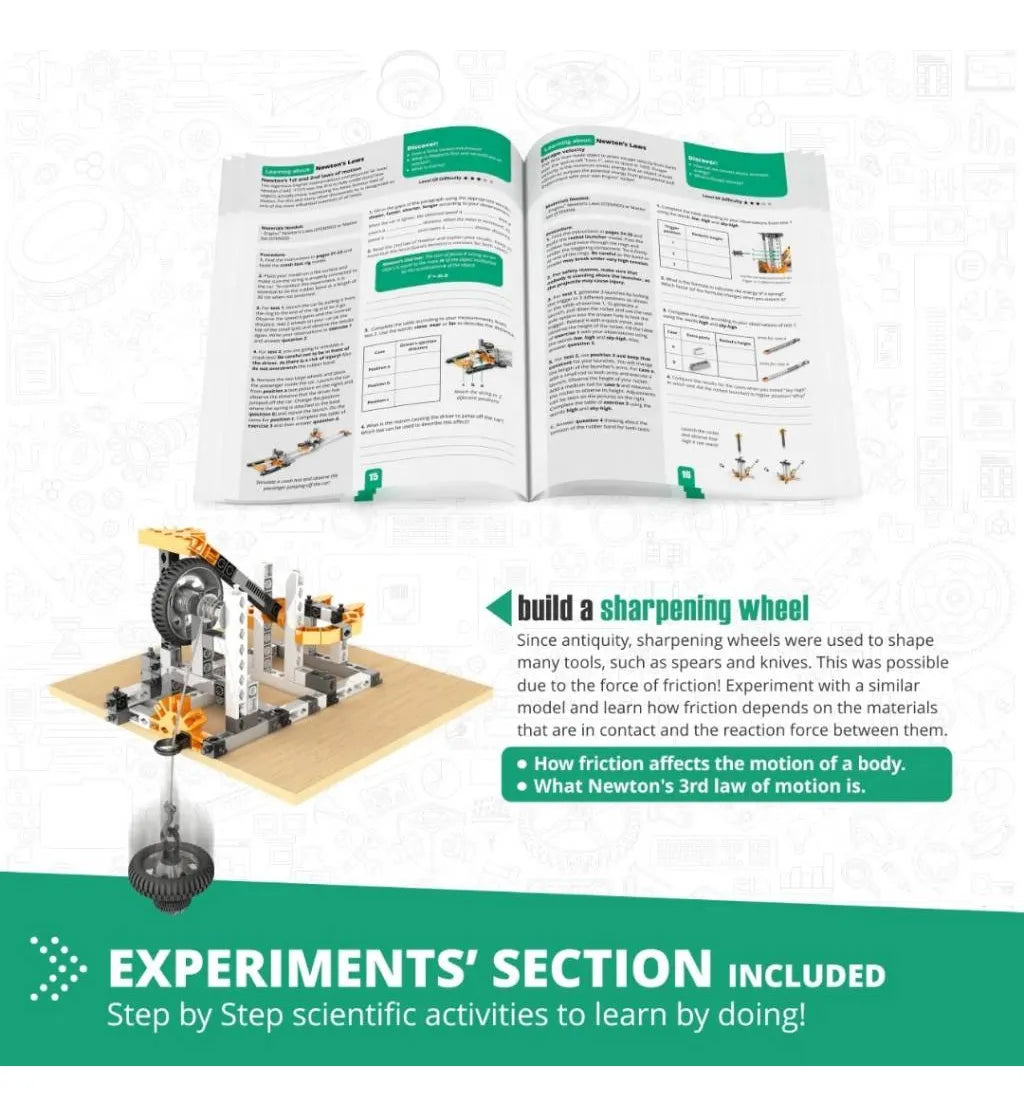 Juego De Armar Engino Leyes De Newton 6 Modelos Multimodelo