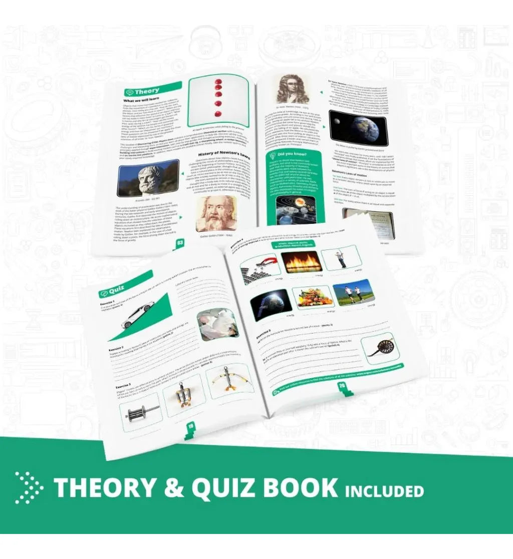 Juego De Armar Engino Leyes De Newton 6 Modelos Multimodelo