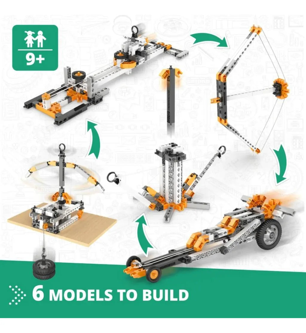 Juego De Armar Engino Leyes De Newton 6 Modelos Multimodelo