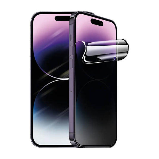 Lamina Hidrogel Anti Espía Mate Full Cover Para iPhone