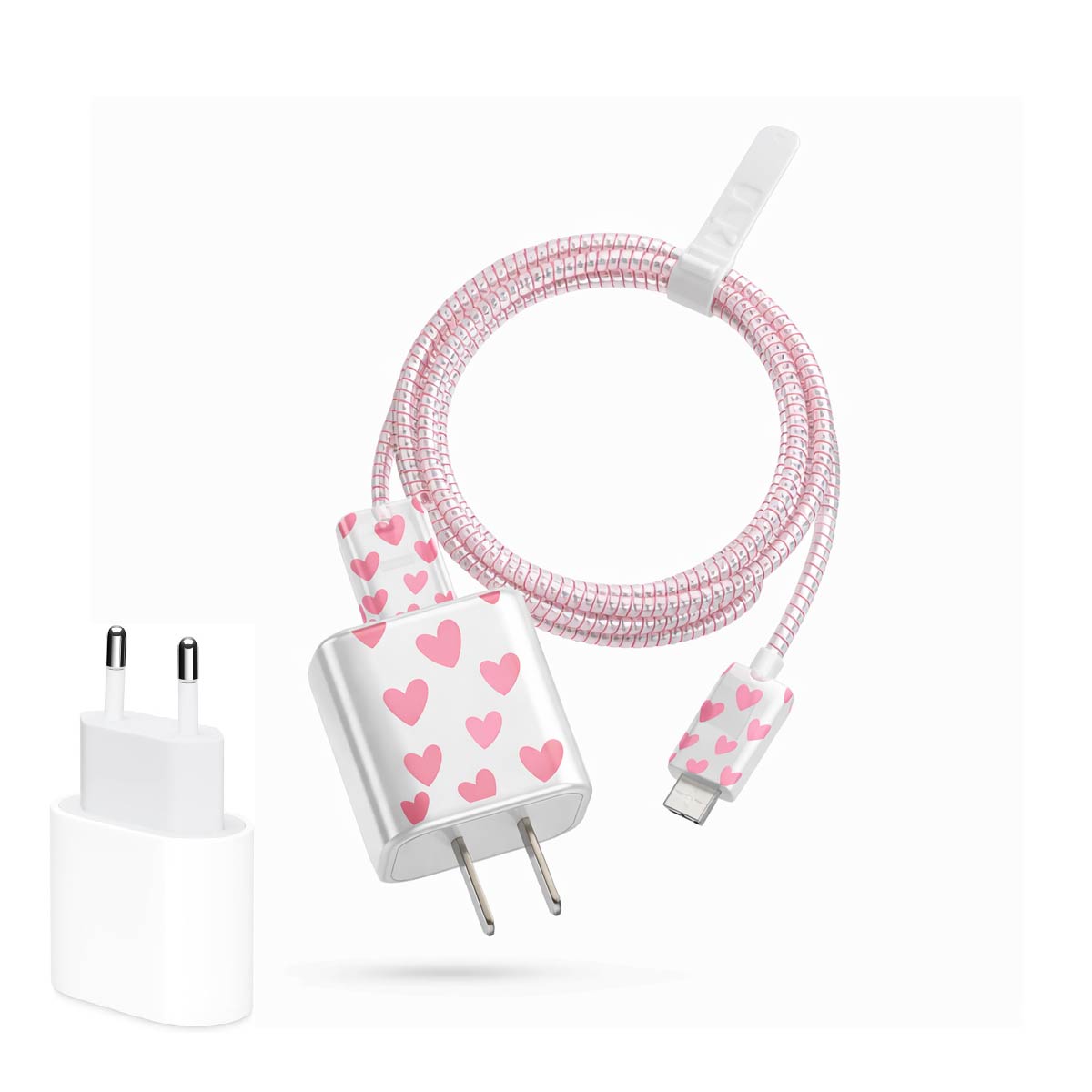 Protectores De Cable Y De Ficha 20w Para iPhone Diseños