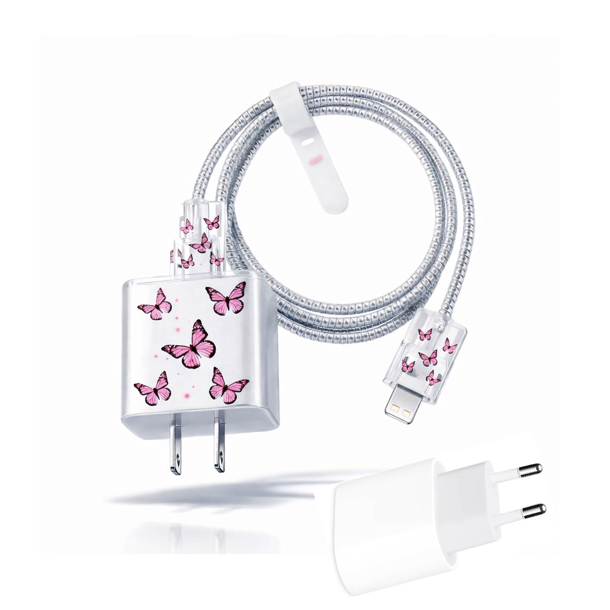 Protectores De Cable Y De Ficha 20w Para iPhone Diseños