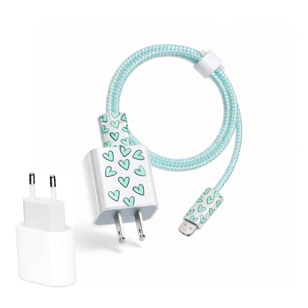 Protectores De Cable Y De Ficha 20w Para iPhone Diseños