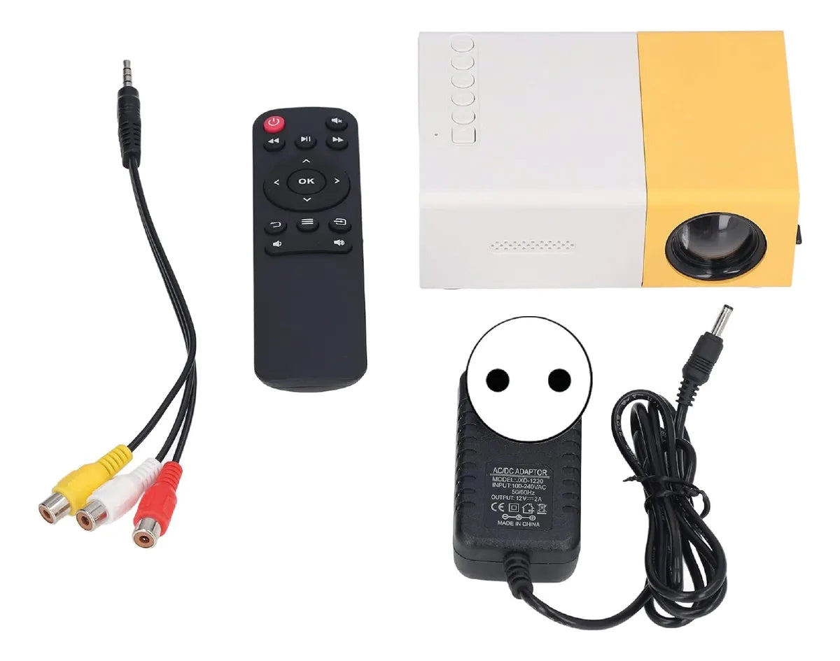 Mini Proyector Led Con Control Remoto Cine En Casa Colores