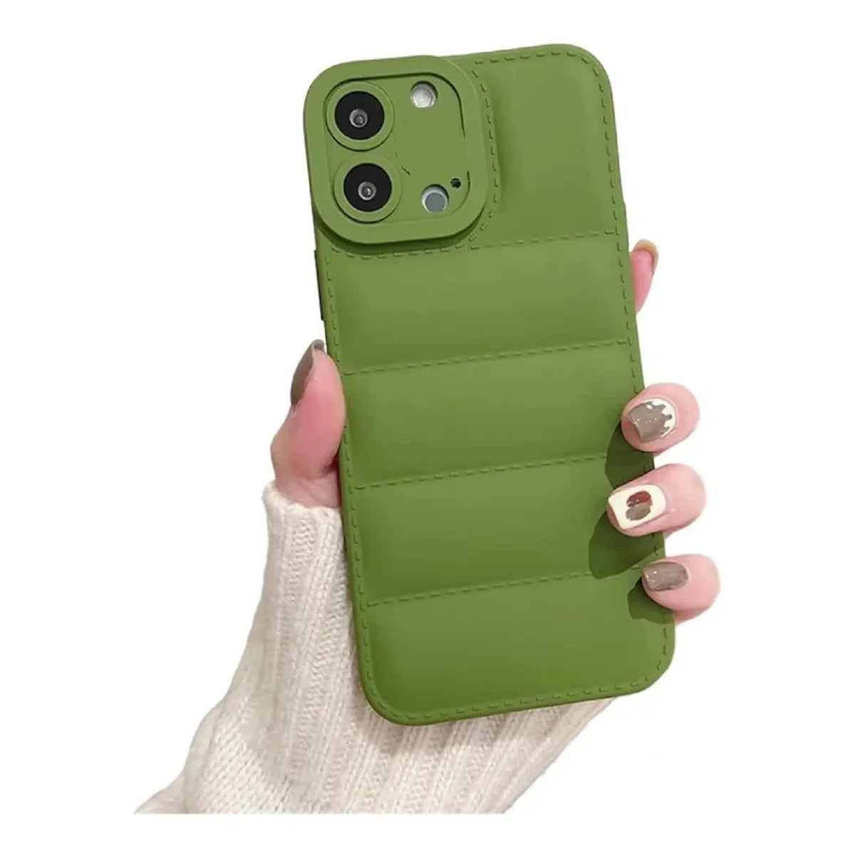 Funda Puff iPhone 11 Verde oscuro