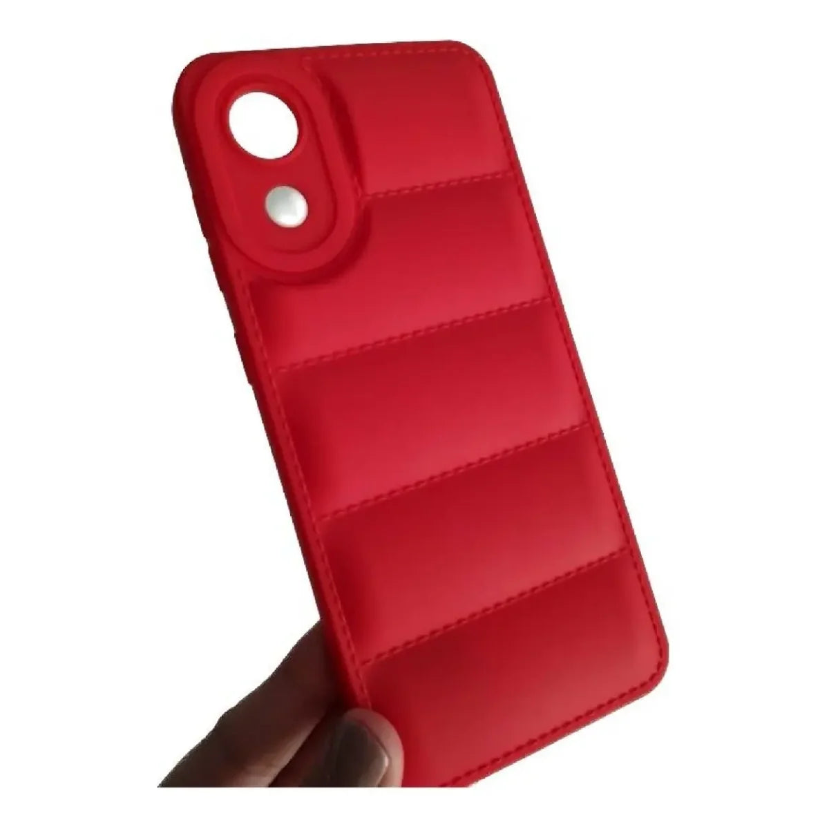 Funda Puff Samsung A03 Core Rojo