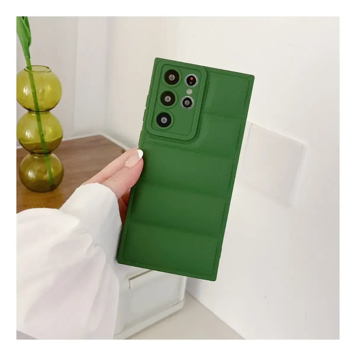 Funda Puff Samsung S23 Plus Verde oscuro