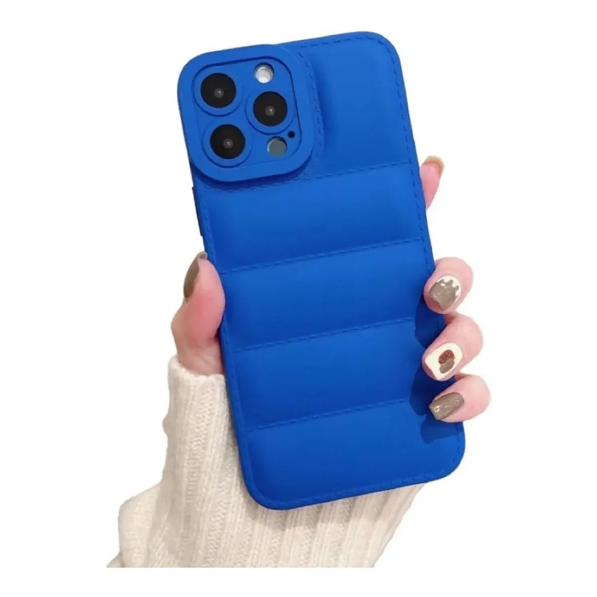 Funda Puff iPhone 13 Pro Max Azul