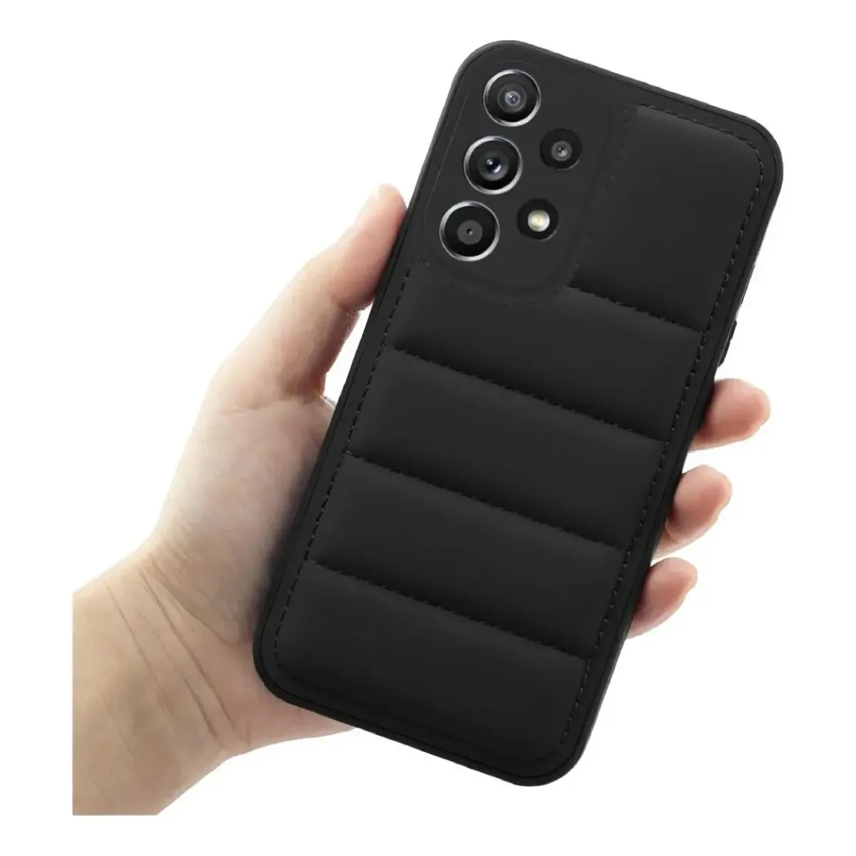 Funda Puff Samsung A04s Negro
