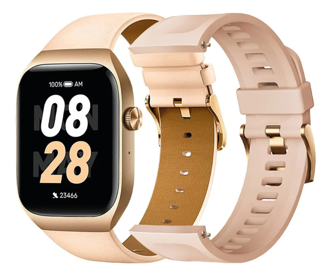 Reloj Smartwatch Mibro T2 Dorado GPS 1.75" AMOLED HD