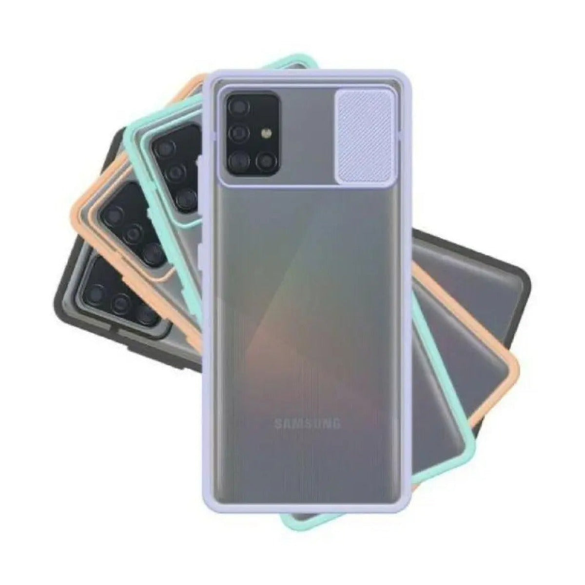 Funda cubre cámara Samsung S21 Verde Militar