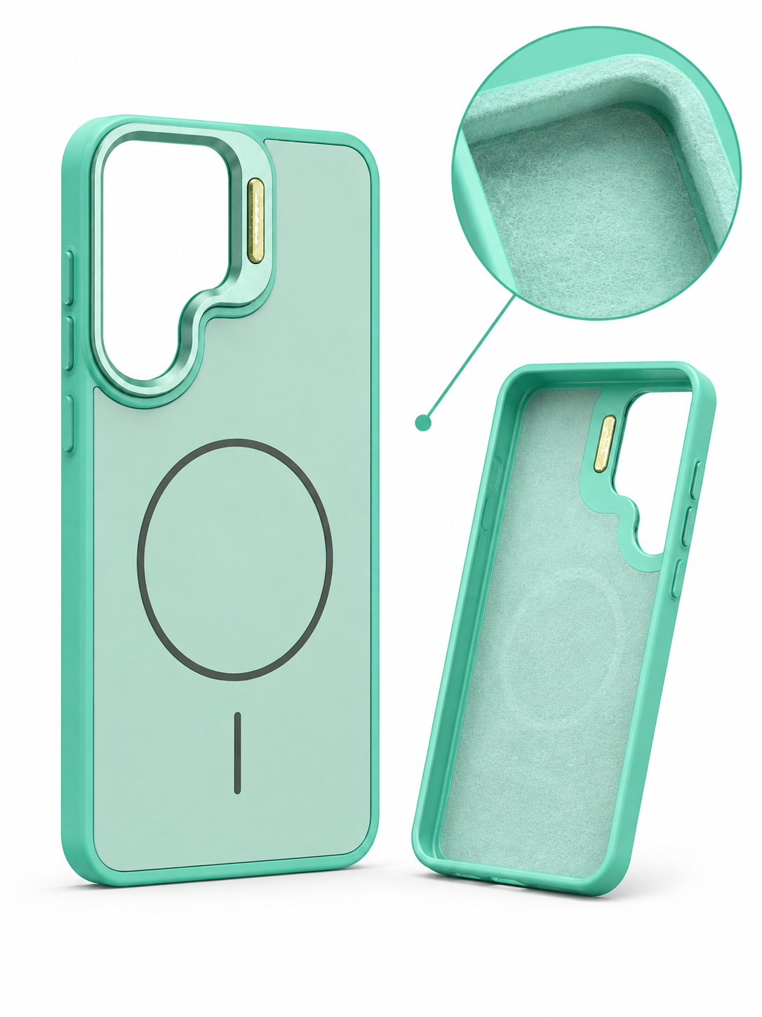 Funda Case Magsafe Para Samsung a26 con soporte para la camara