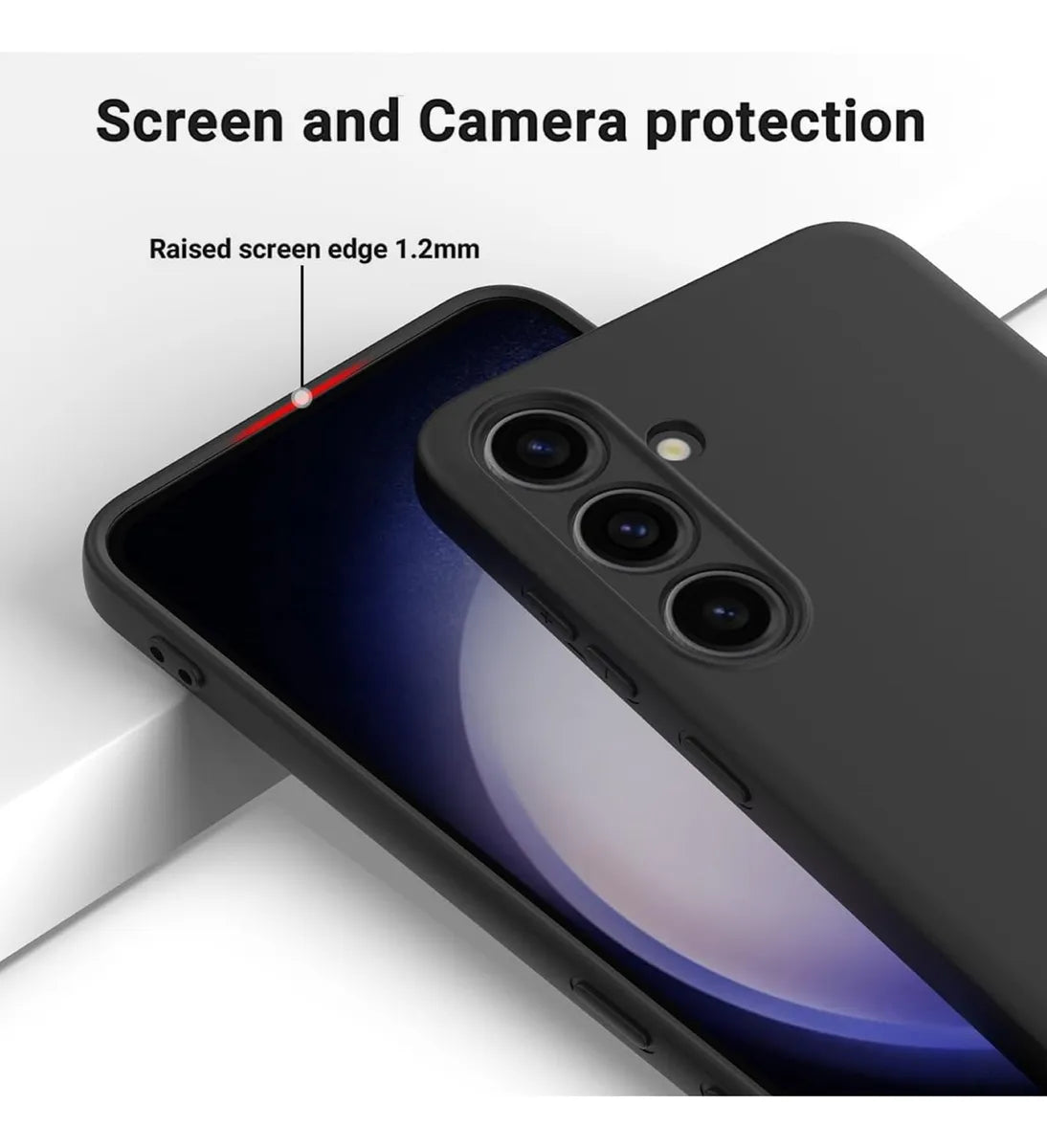 Funda Protectora De Silicona Para Samsung S23 Plus