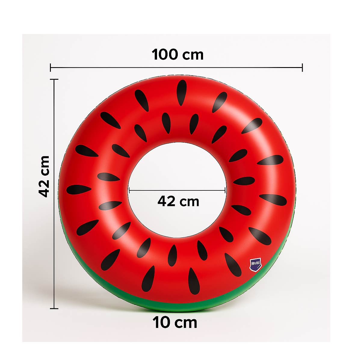 Aro Flotador Inflable Sandía Playa Piscina 100cm