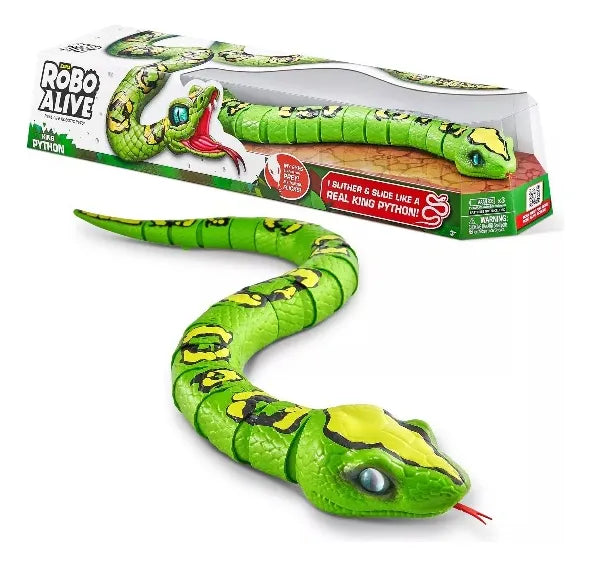 Serpiente Interactiva Juguete Robotico Zuru * Robo Alive * Color Verde Lima