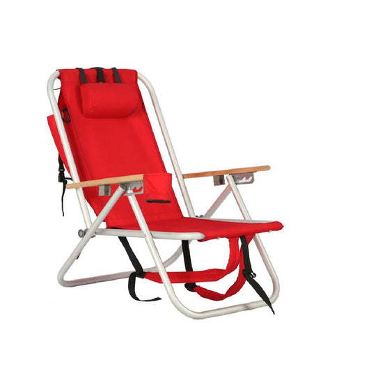 Silla De Playa Mochila Con Bolso Y Porta Accesorios