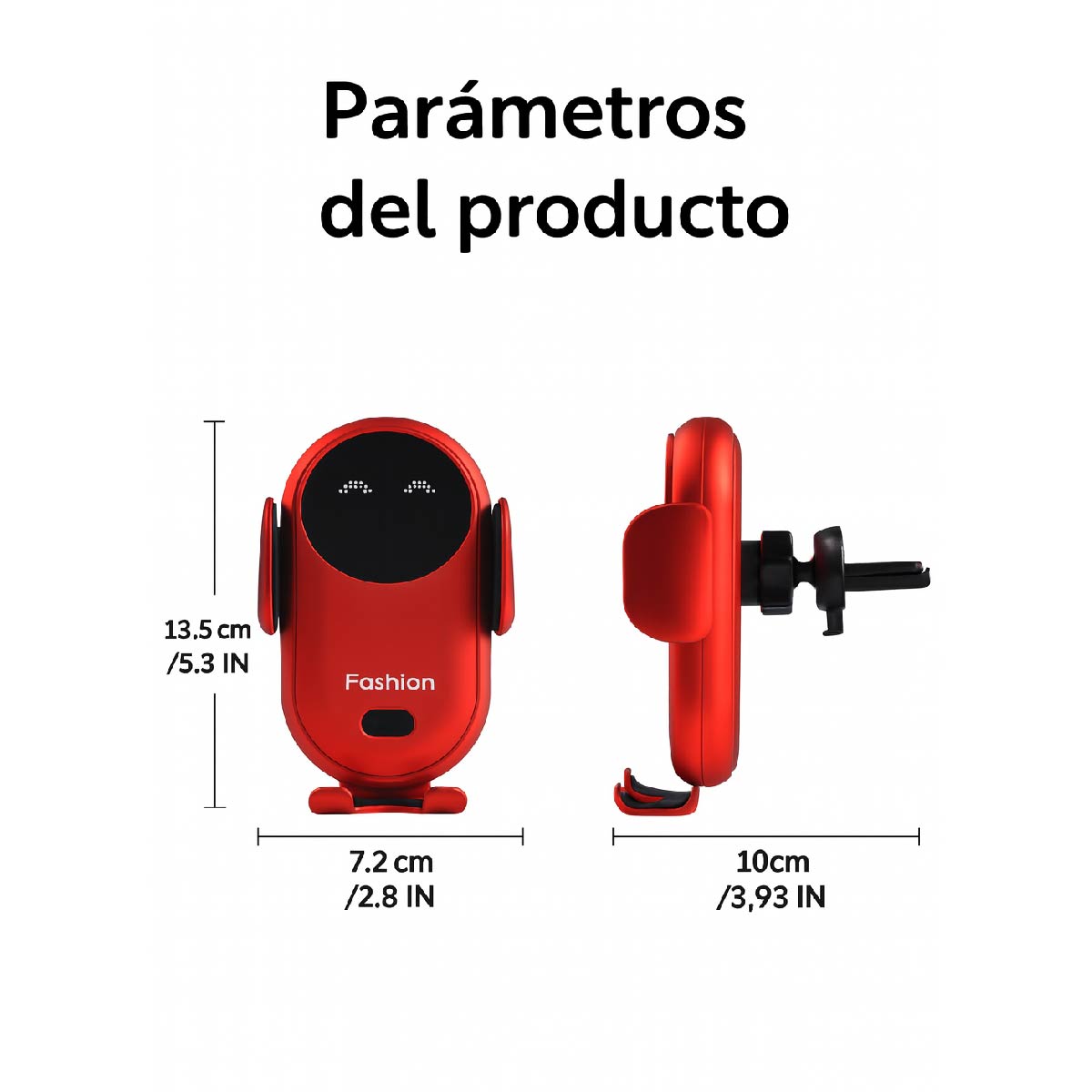 Cargador Inalámbrico 30 W Soporte Para Auto Carga Rapida