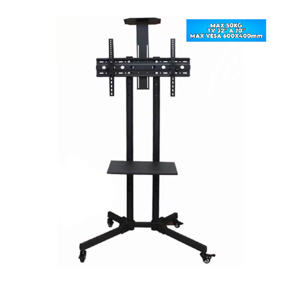 Soporte De Piso Para Tv Monitor 32 A 70 Pulgadas Ruedas
