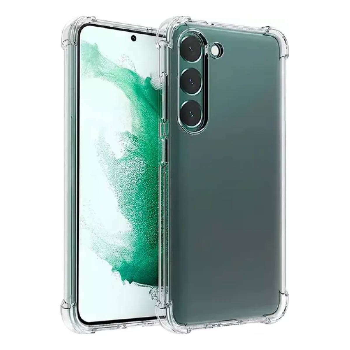 Protector Transparente AntiShock Con Bordes Reforzados Para Samsung S23 Plus