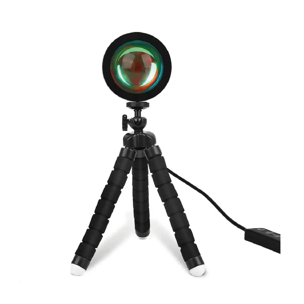 Lampara veladora Atardecer Arcoíris Proyector Led Sunset Control