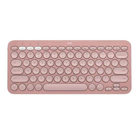 Teclado Logitech K380s Rosa Qwerty Español Inalámbrico