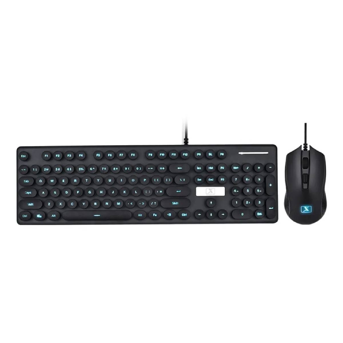 Kit Teclado Y Mouse Led Retroiluminado Cableado Colores