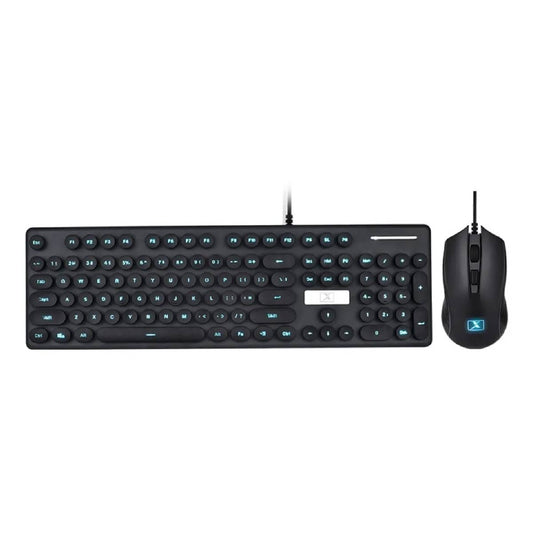Kit Teclado Y Mouse Led Retroiluminado Cableado Colores