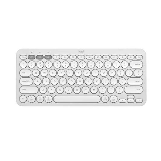 Teclado Logitech K380s Negro Qwerty Blanco Inalámbrico
