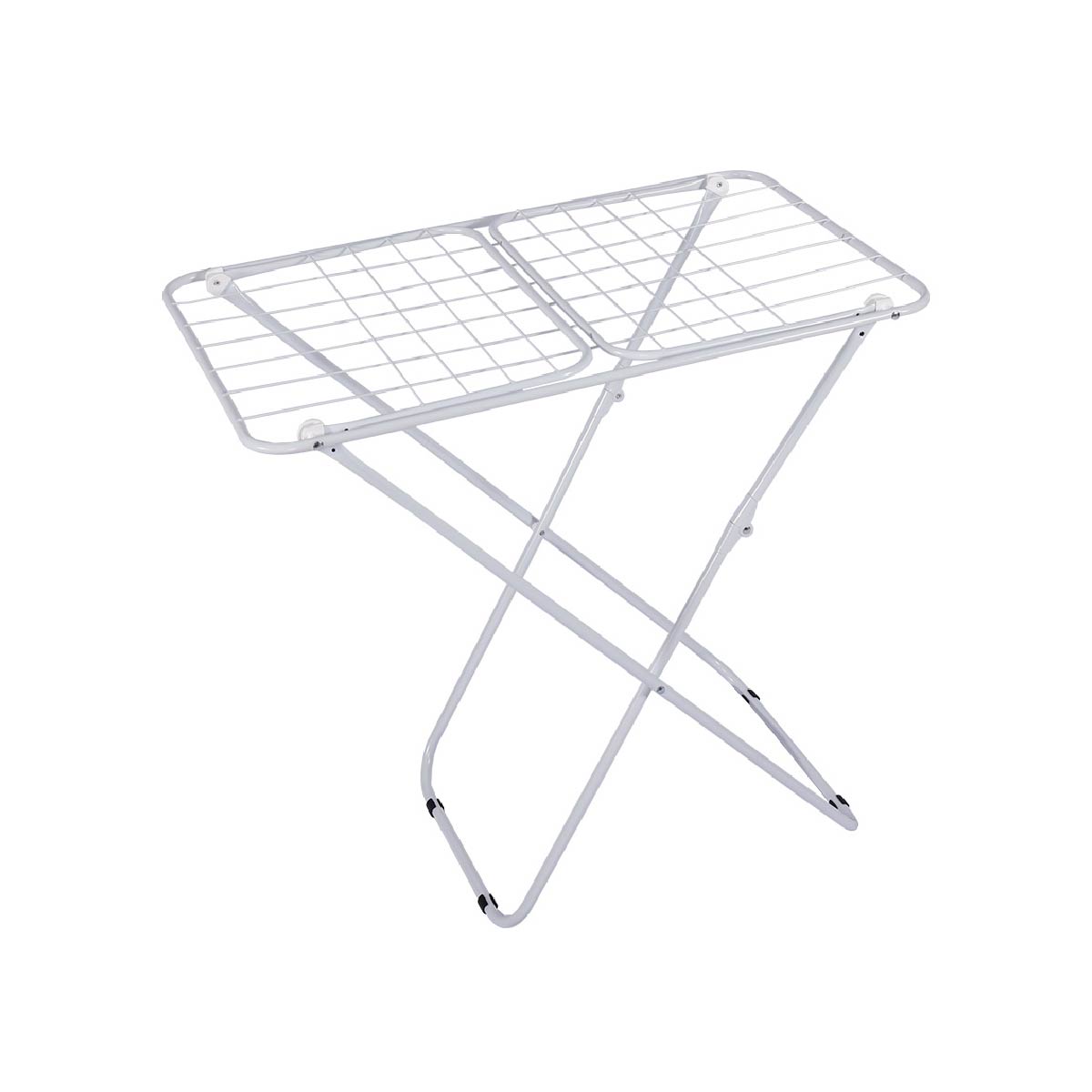 Tender Tendedero Ropa Pie Aluminio Plegable Para El Hogar - Blanco