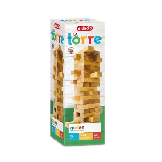 La Torre Didacta 48 Piezas De Madera