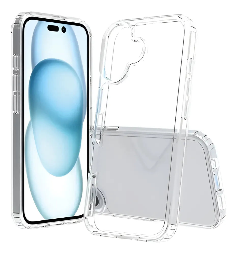 Protector Transparente AntiShock Con Bordes Reforzados Para iPhone 16