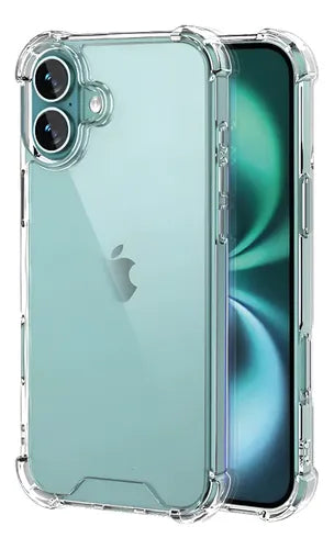Carcasa Transparente Antishock Con Bordes Reforzados Para iPhone 17