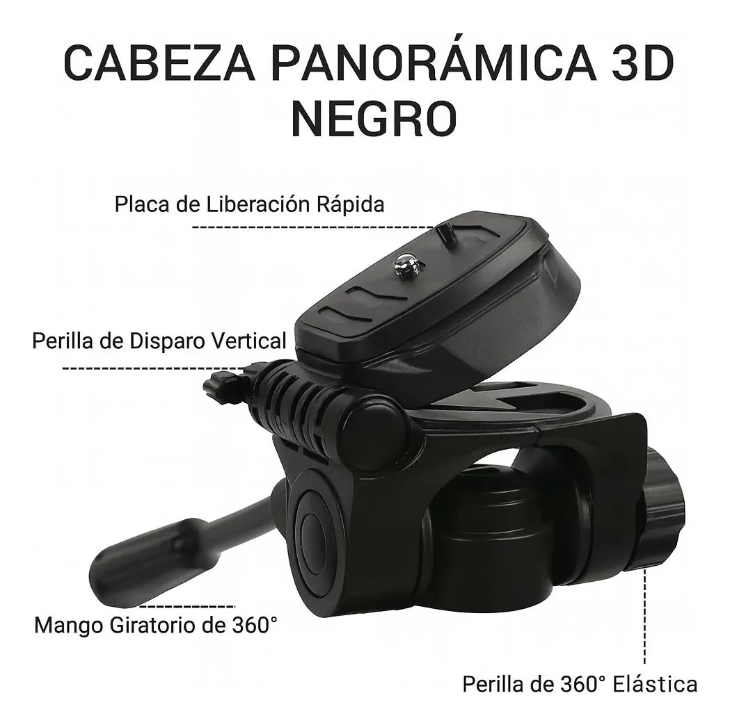Trípode Profesional Para Fotografía Compatible 1,70mt Bolso