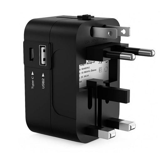 Adaptador D Enchufe Universal Usb-c Tipo C Europeo-americano