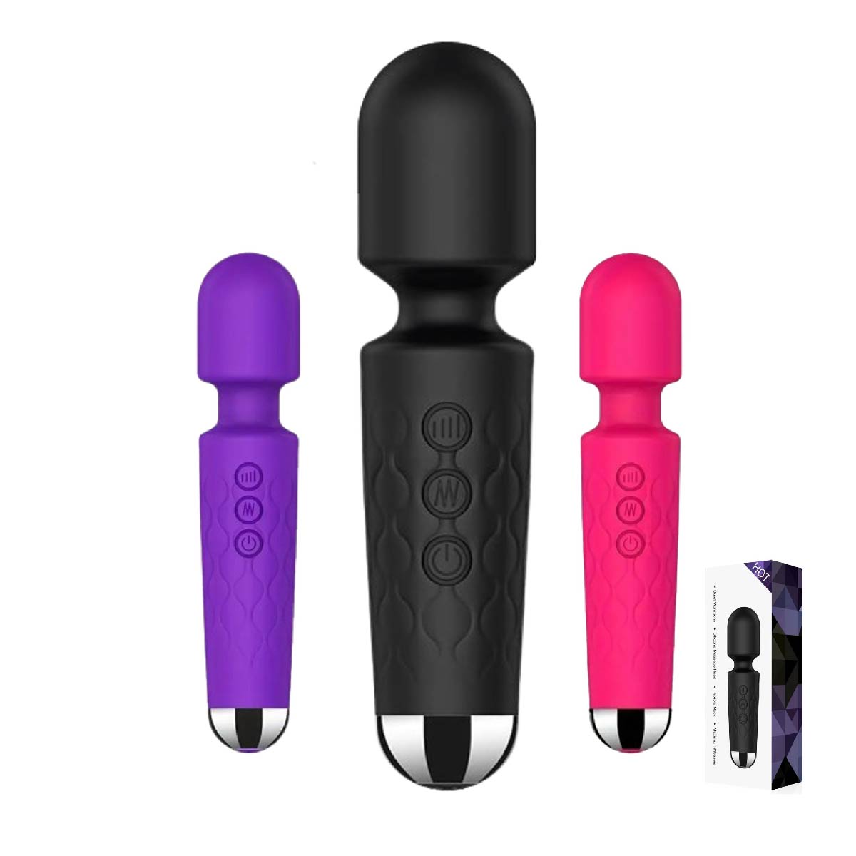 Vara Vibradora Consolador Recargable 20cm X 4cm