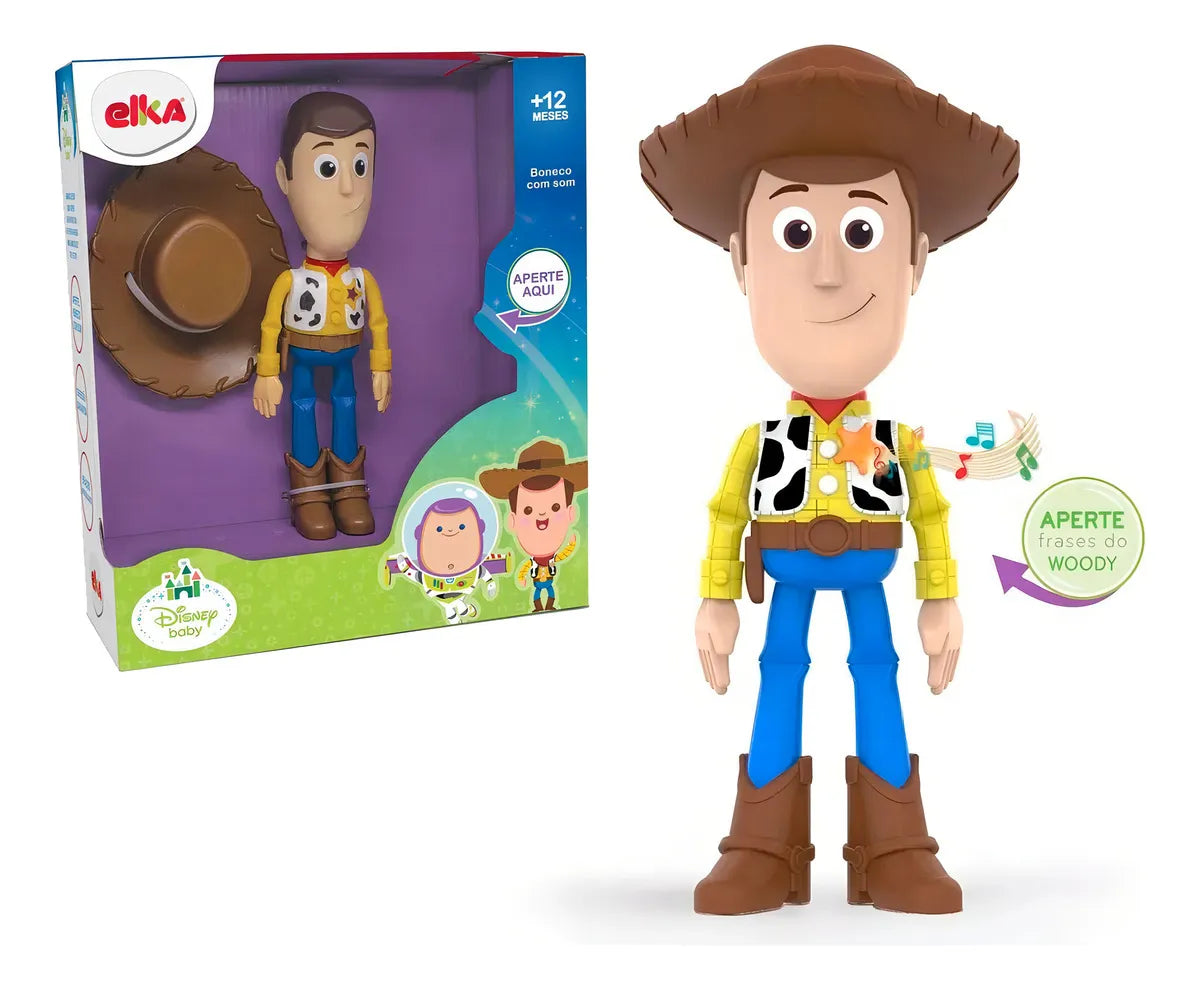 Muñeco Figura Woody Mi Amigo Con Sonido Elka 23cm