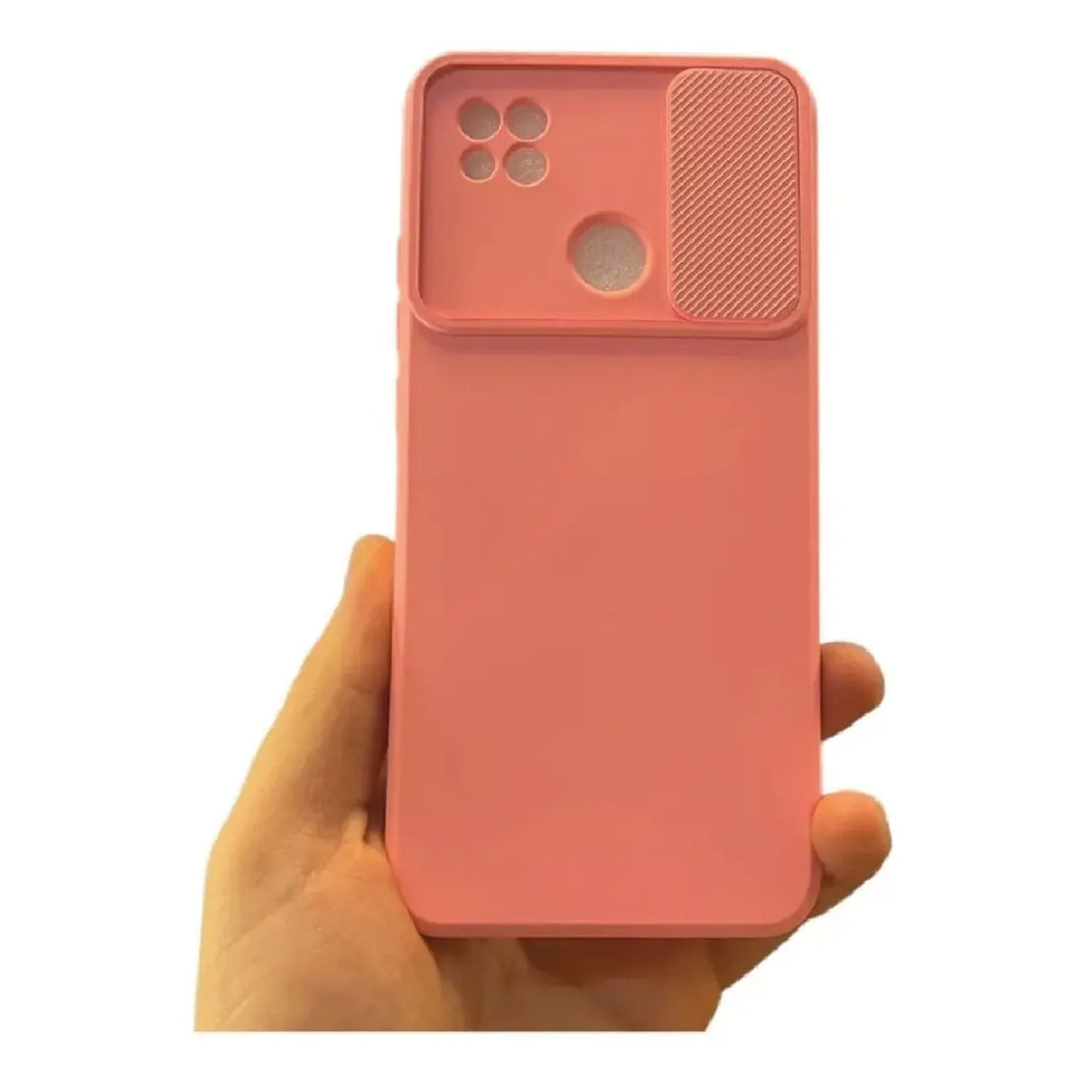 Funda Cubre Cámara De Silicona Para Xiaomi Redmi 10A Rosado