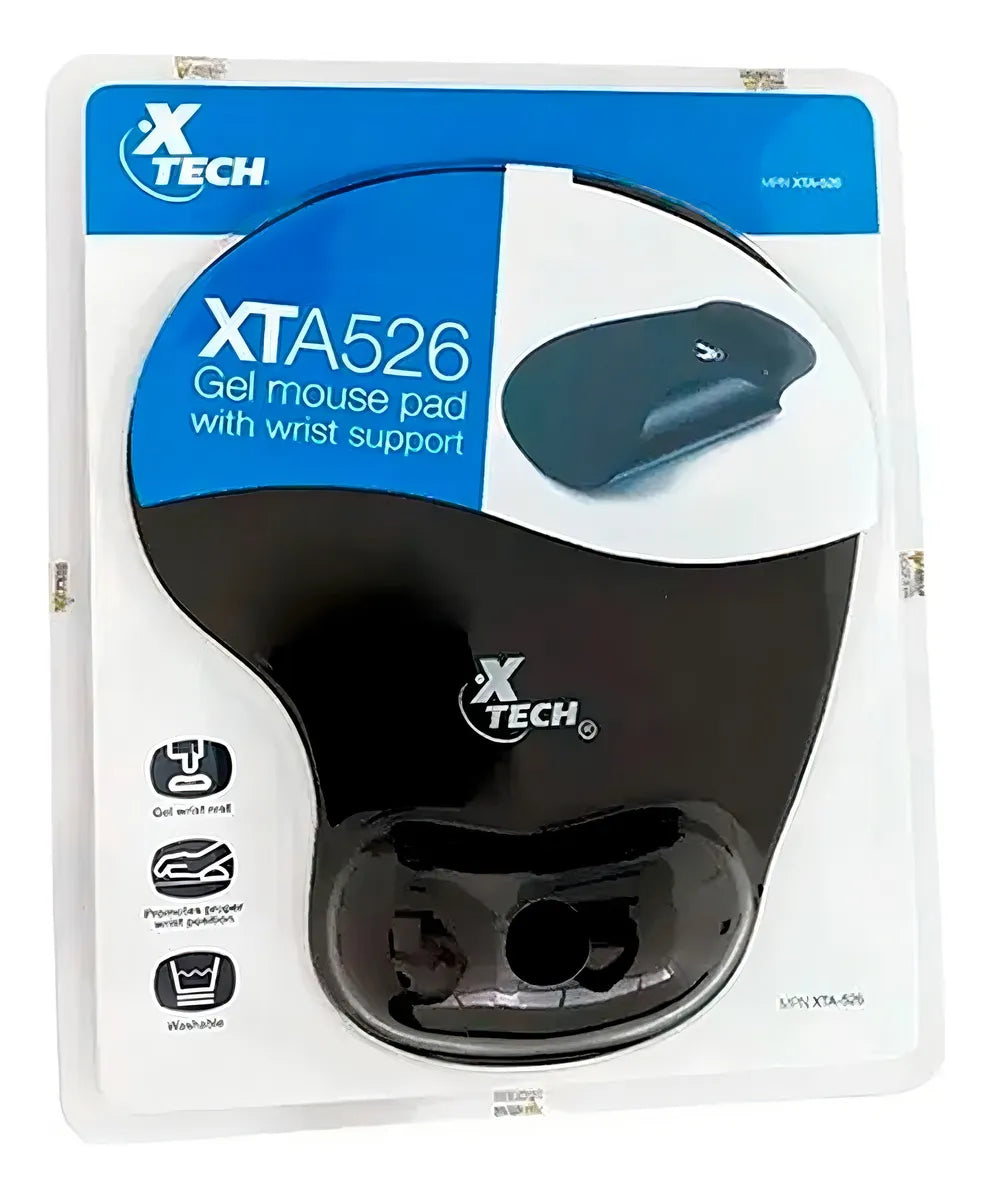 Mouse Pad Xtech XTA-526 de tela 19.5cm x 22.5cm x 2.2cm negro